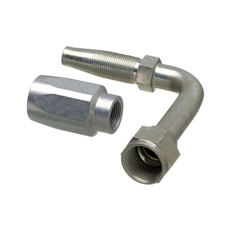 Gates G34500-0808, Male SAE 45 Flare Inverted Swivel - Steel (C5CXH, C5C, C5D & C5M Hose) G34500-0808